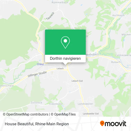 House Beautiful Karte