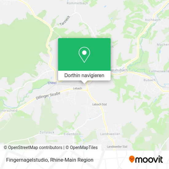 Fingernagelstudio Karte