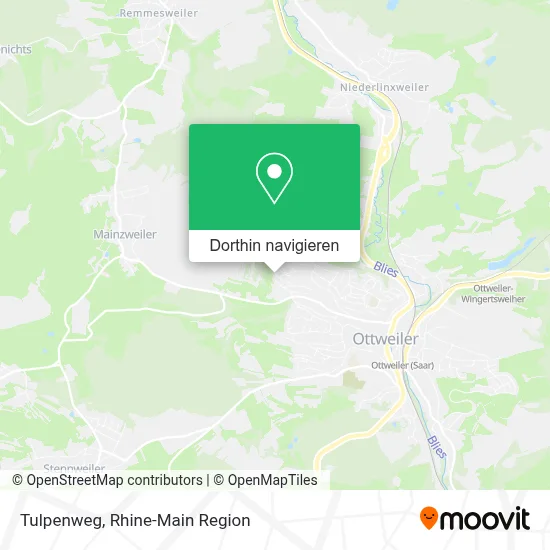 Tulpenweg Karte