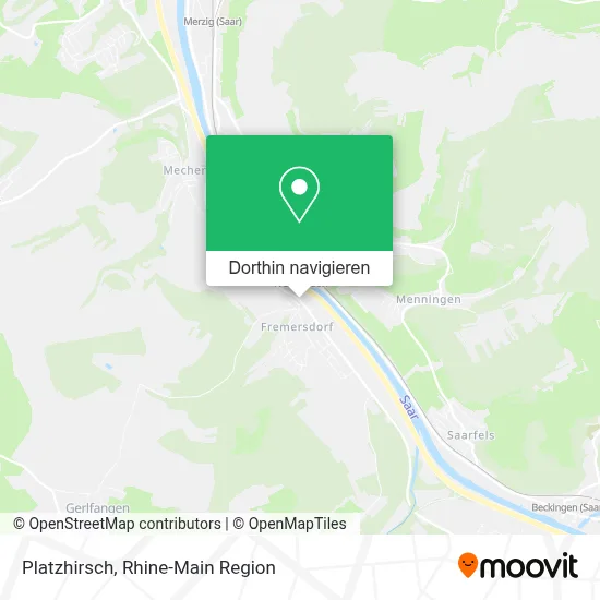 Platzhirsch Karte