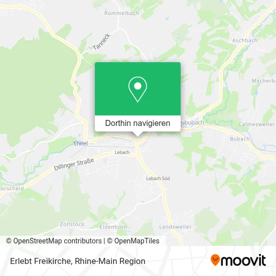 Erlebt Freikirche Karte