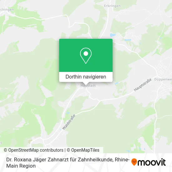 Dr. Roxana Jäger Zahnarzt für Zahnheilkunde Karte