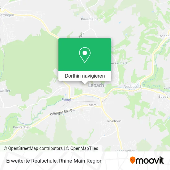 Erweiterte Realschule Karte