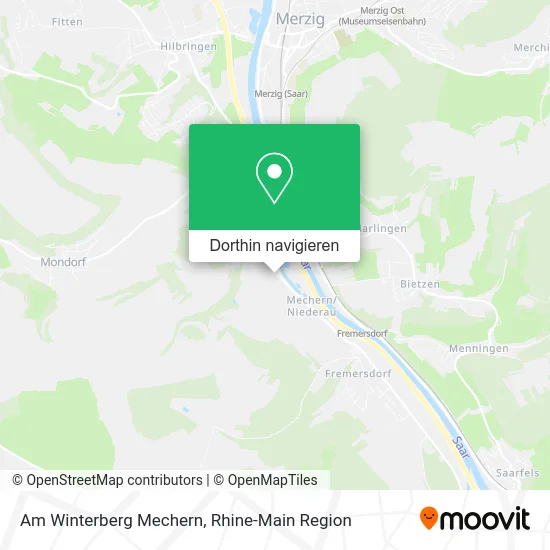 Am Winterberg Mechern Karte