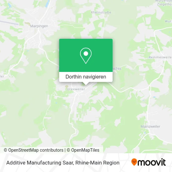 Additive Manufacturing Saar Karte