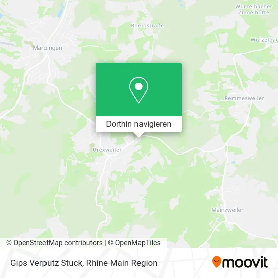 Gips Verputz Stuck Karte