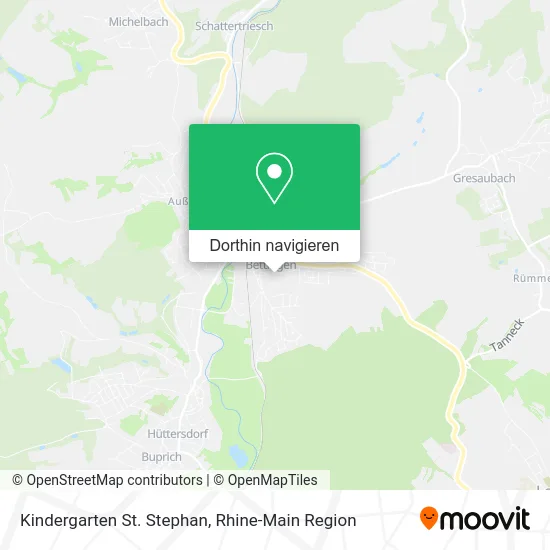 Kindergarten St. Stephan Karte