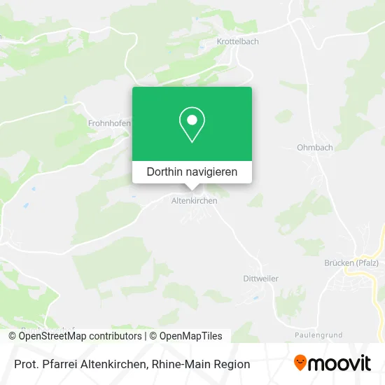 Prot. Pfarrei Altenkirchen Karte