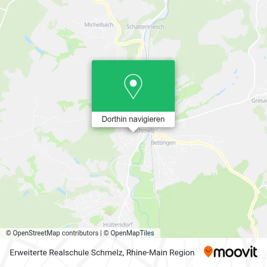 Erweiterte Realschule Schmelz Karte