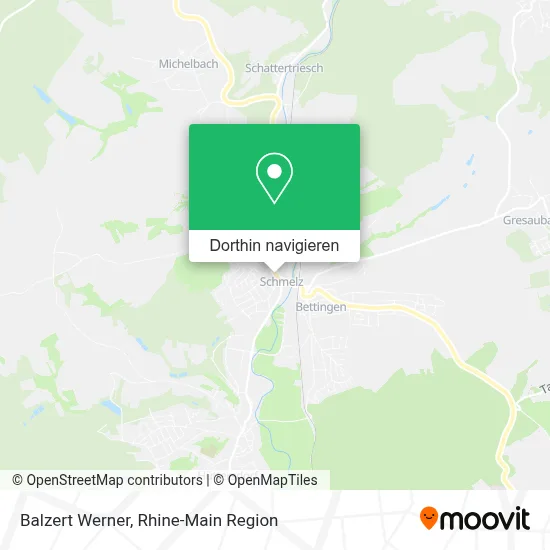 Balzert Werner Karte