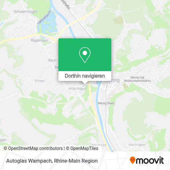 Autoglas Wampach Karte