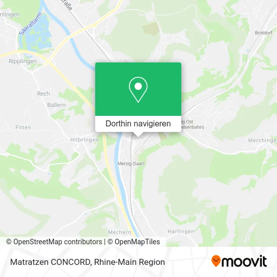 Matratzen CONCORD Karte