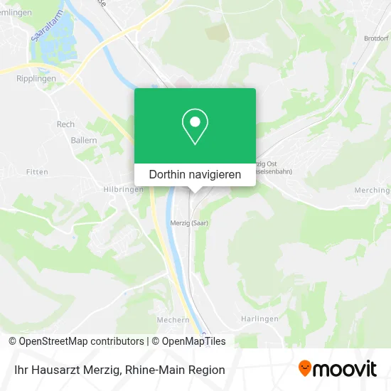 Ihr Hausarzt Merzig Karte