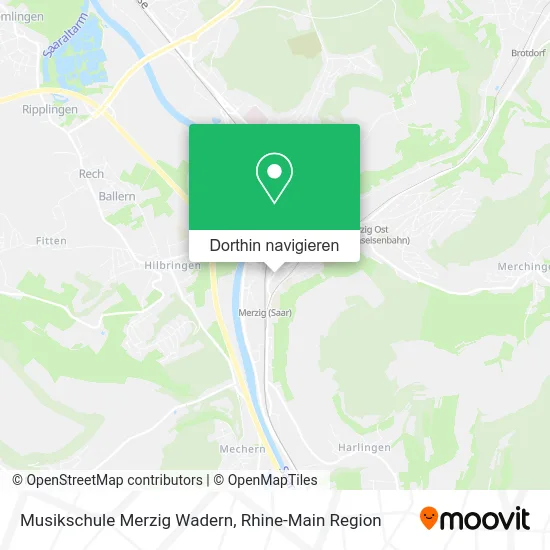 Musikschule Merzig Wadern Karte