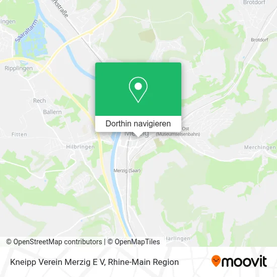 Kneipp Verein Merzig E V Karte