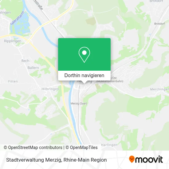 Stadtverwaltung Merzig Karte