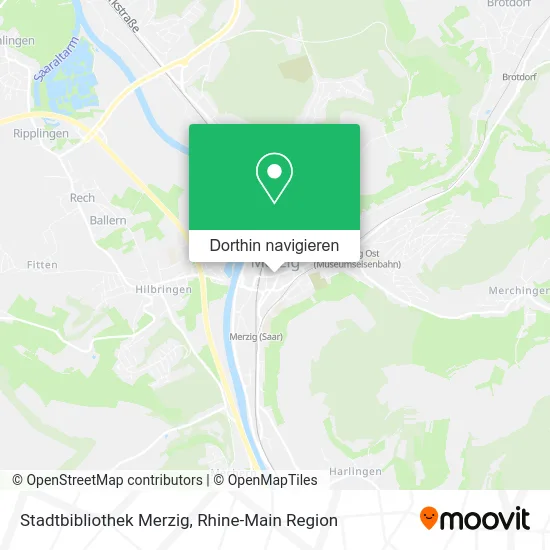 Stadtbibliothek Merzig Karte