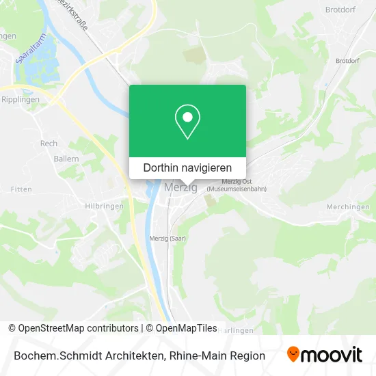 Bochem.Schmidt Architekten Karte