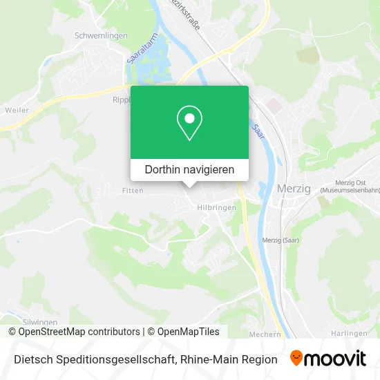 Dietsch Speditionsgesellschaft Karte