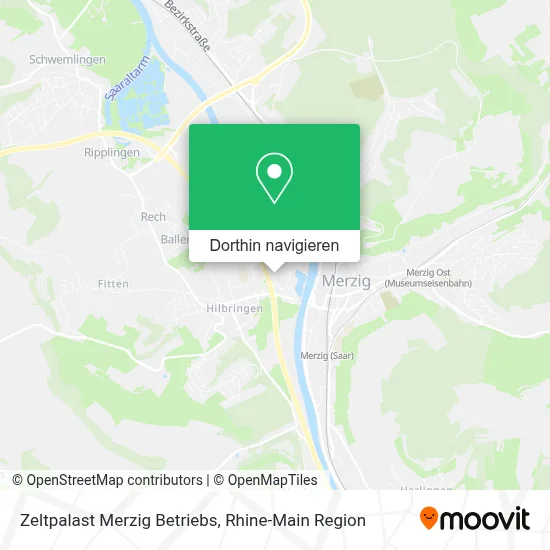 Zeltpalast Merzig Betriebs Karte