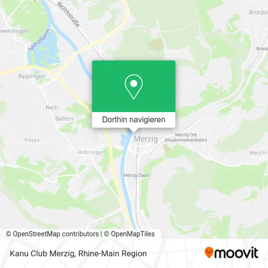 Kanu Club Merzig Karte