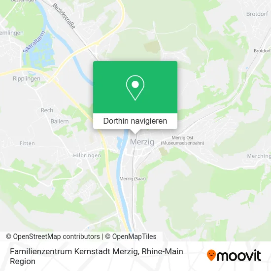 Familienzentrum Kernstadt Merzig Karte