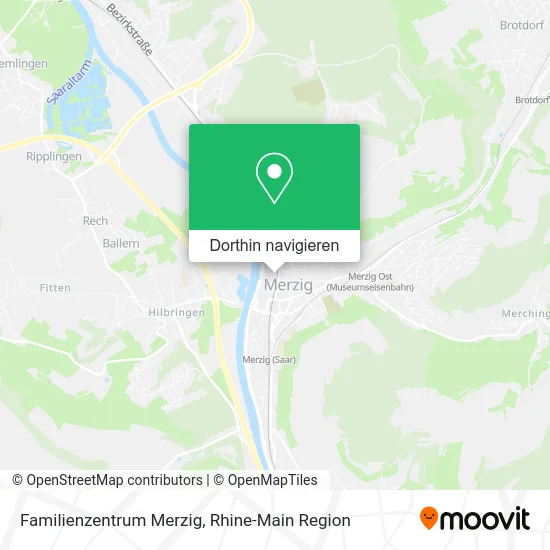Familienzentrum Merzig Karte