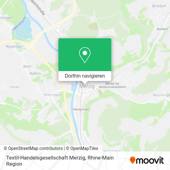 Textil-Handelsgesellschaft Merzig Karte