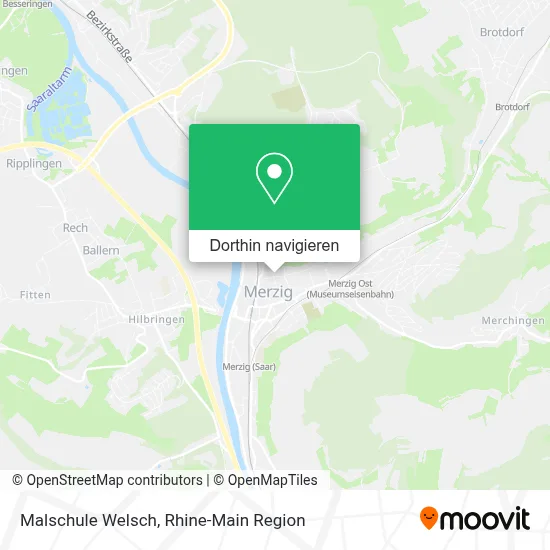 Malschule Welsch Karte