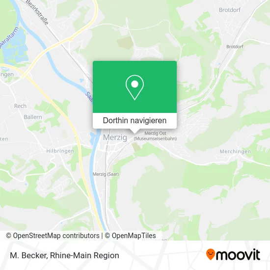M. Becker Karte