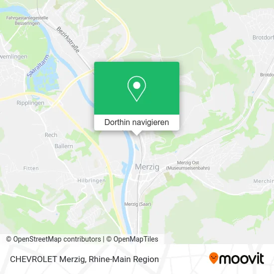 CHEVROLET Merzig Karte