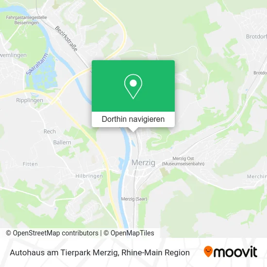 Autohaus am Tierpark Merzig Karte