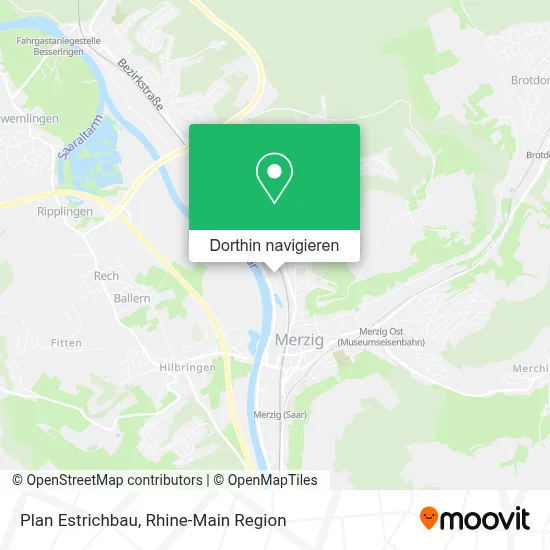 Plan Estrichbau Karte