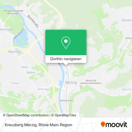 Kreuzberg Merzig Karte