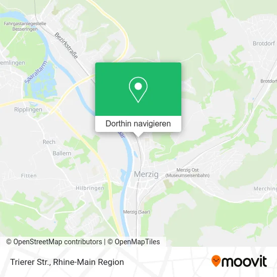 Trierer Str. Karte