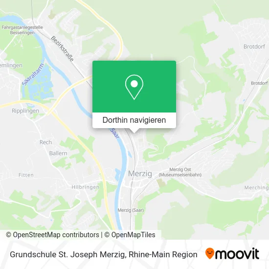 Grundschule St. Joseph Merzig Karte