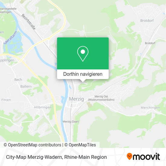 City-Map Merzig-Wadern Karte