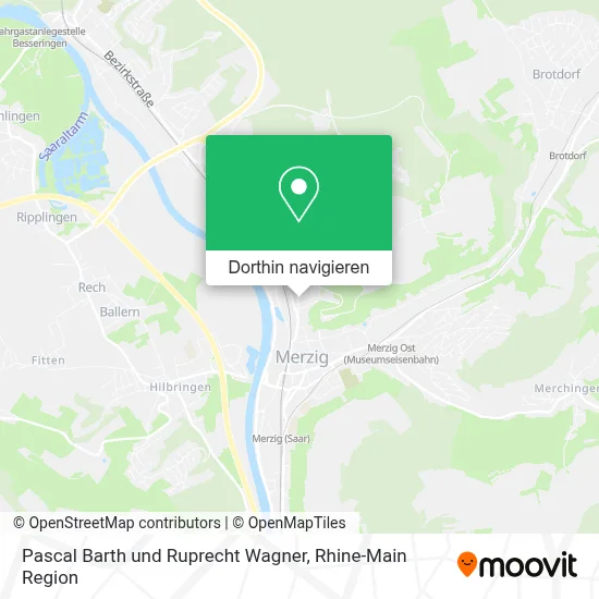 Pascal Barth und Ruprecht Wagner Karte