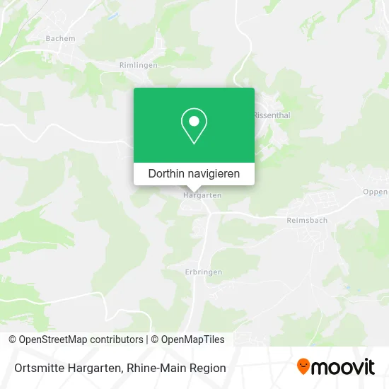 Ortsmitte Hargarten Karte