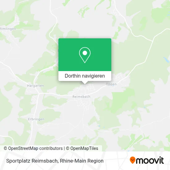 Sportplatz Reimsbach Karte