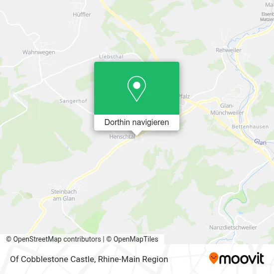 Of Cobblestone Castle Karte