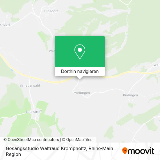 Gesangsstudio Waltraud Krompholtz Karte