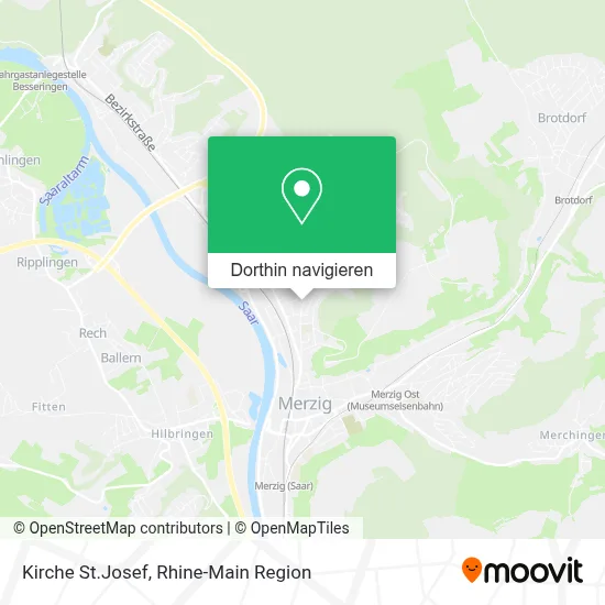 Kirche St.Josef Karte