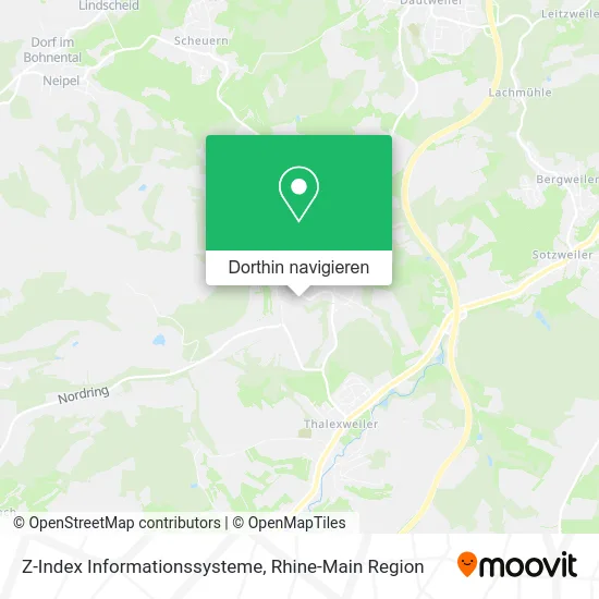 Z-Index Informationssysteme Karte