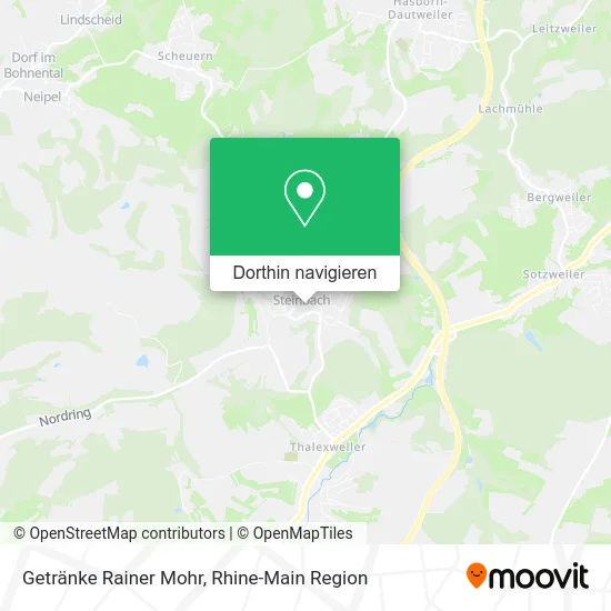 Getränke Rainer Mohr Karte