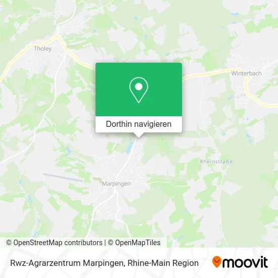 Rwz-Agrarzentrum Marpingen Karte