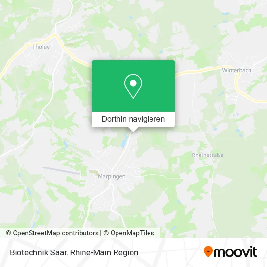 Biotechnik Saar Karte