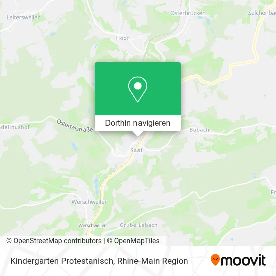 Kindergarten Protestanisch Karte