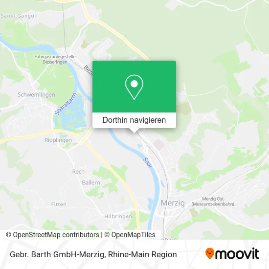 Gebr. Barth GmbH-Merzig Karte