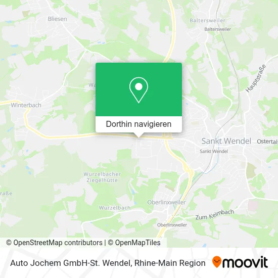 Auto Jochem GmbH-St. Wendel Karte